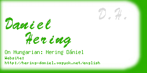 daniel hering business card